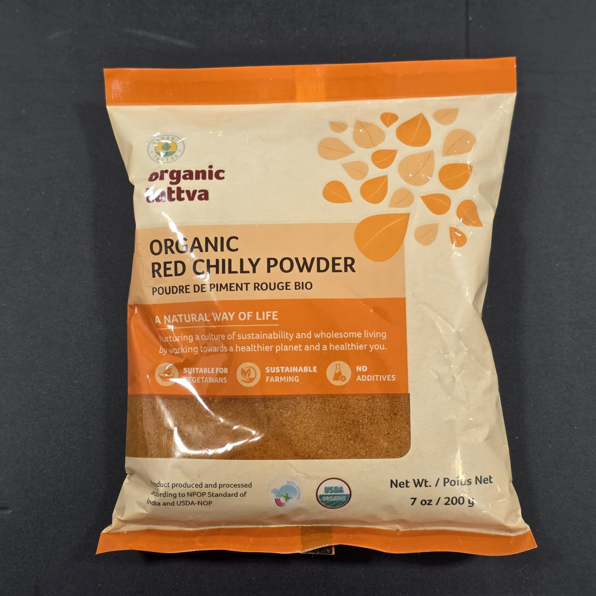 Organic Tattva Red Chilli Powder 200G – Utsav Supermarket
