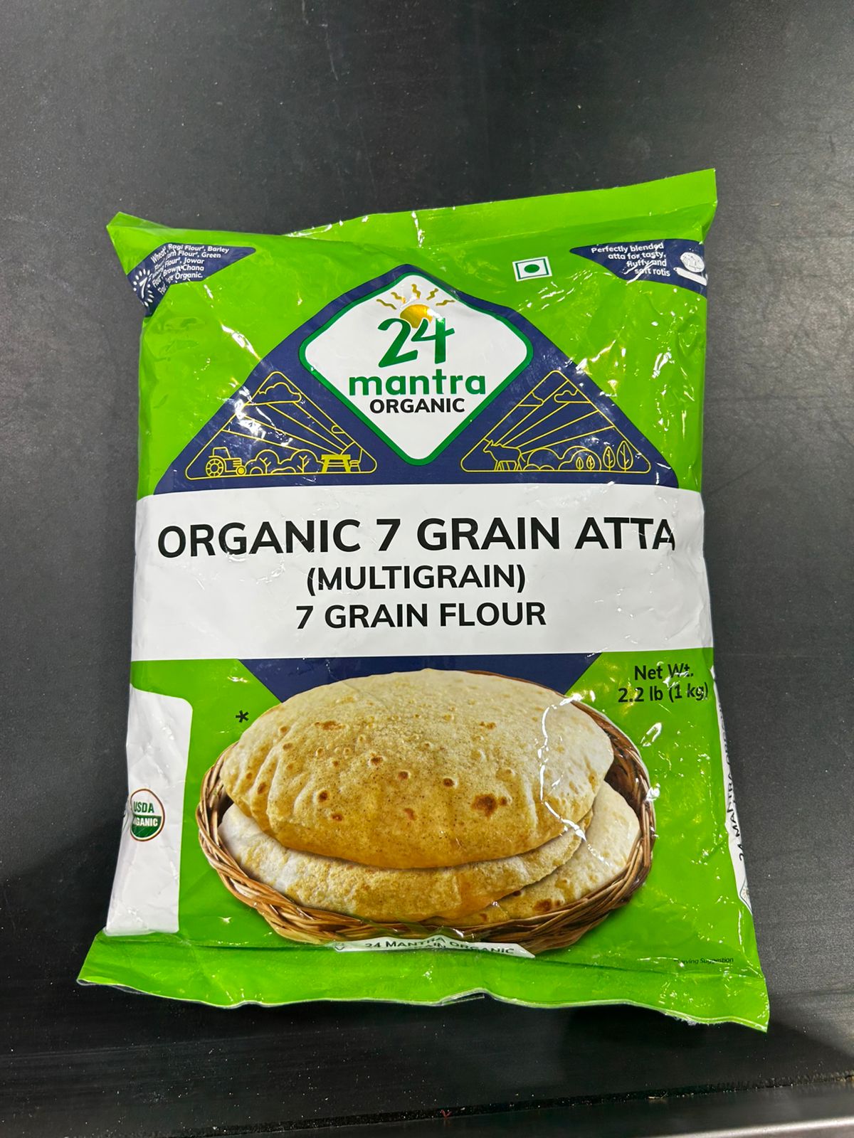 24 Mantra Organic 7GRAIN ATTA 2.2LB