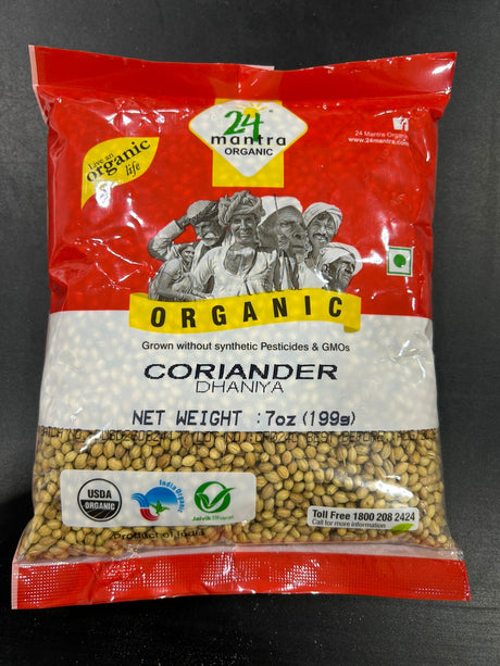 24 Mantra Organic CORIANDER DHANIYA 199G