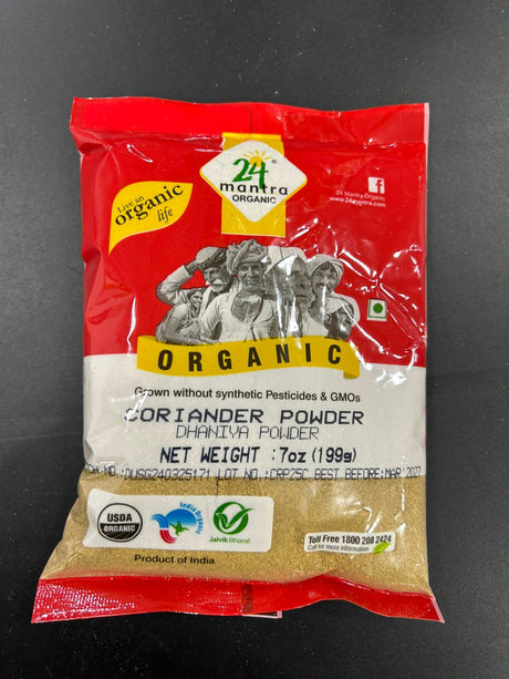 24 Mantra Organic CORIANDER PWDR 7oz