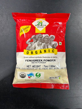 24 Mantra Organic FENUGREEK PWDR 7oz