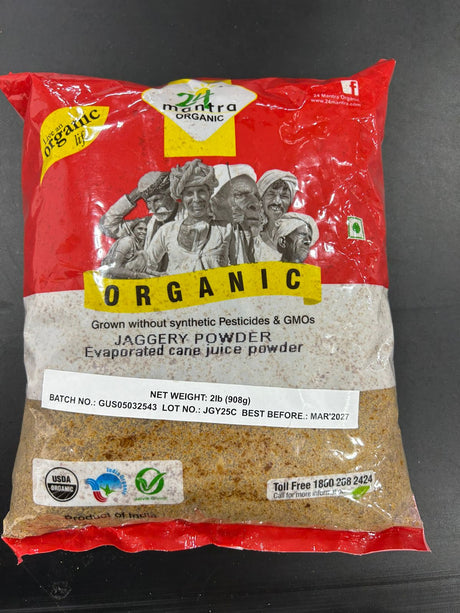 24 Mantra Organic JAGGERY POWDER 2LB