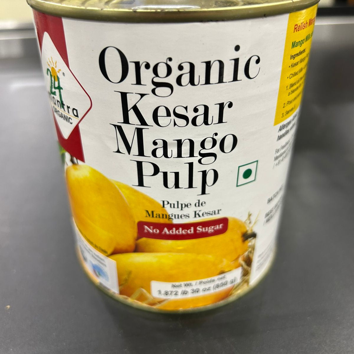 24 Mantra Organic Mango Pulp 850 G – Utsav Supermarket