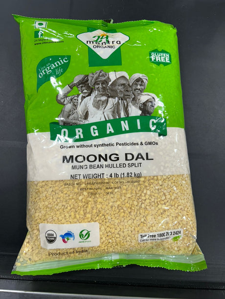 24 Mantra Organic MOONG DAL 4 LB