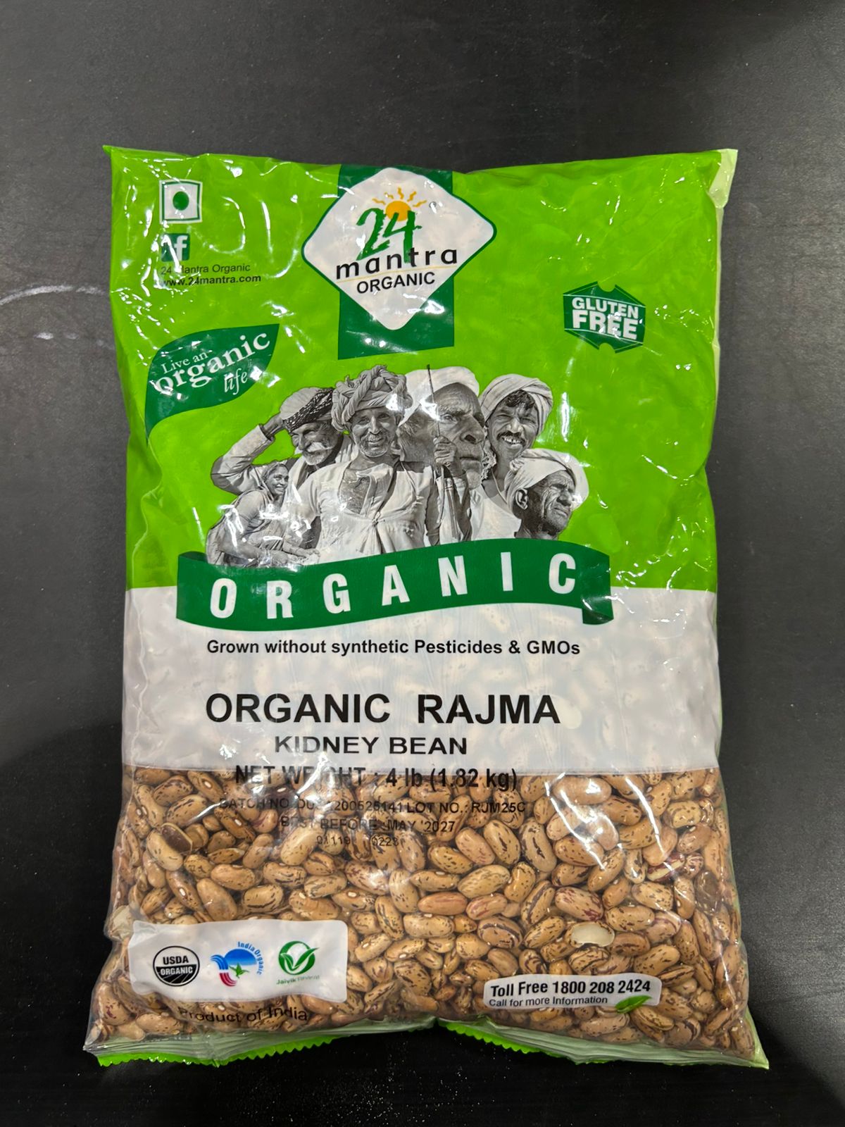 24 Mantra Organic RAJMA 4LB