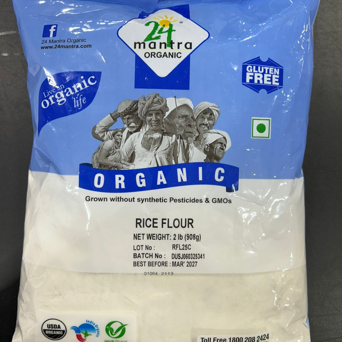 24 Mantra Organic Rice Flour 908G – Utsav Supermarket