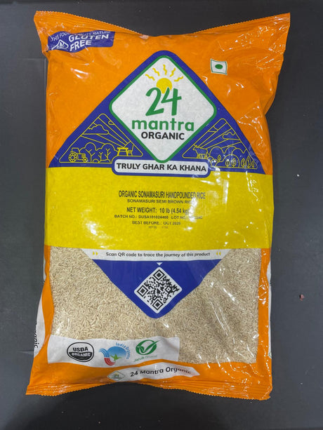 24 Mantra Organic SONAMASORI HP RICE 10L