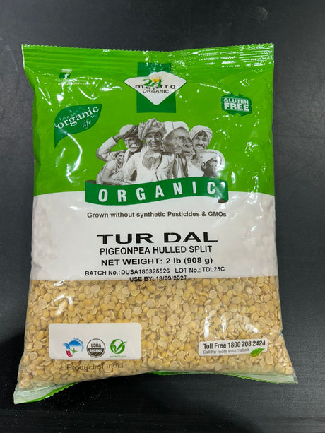 24 Mantra Organic TOOR DAL 2LB