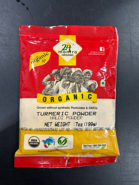 24 Mantra Organic TURMERIC POWDER 199G