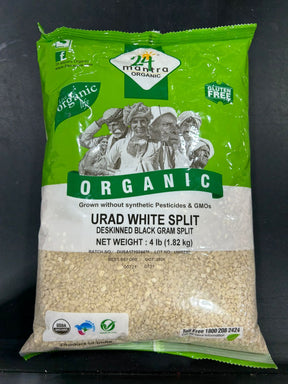 24 Mantra Organic URAD WHITE SPLIT 4LB