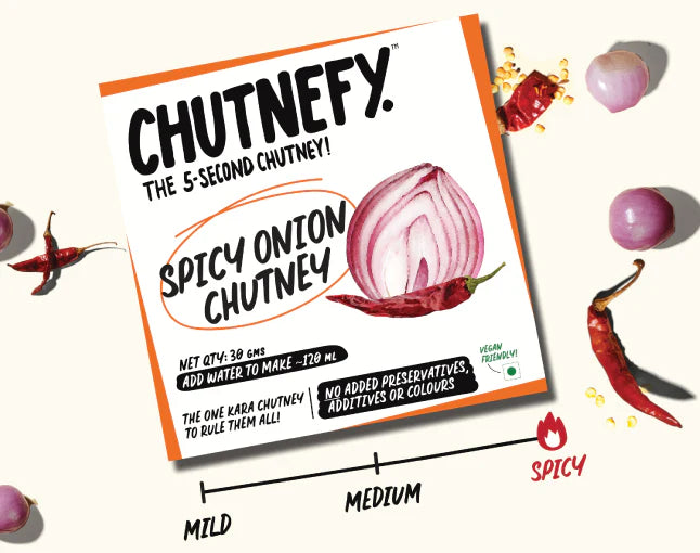 5 Sec Spicy Onion Chutney 75 G