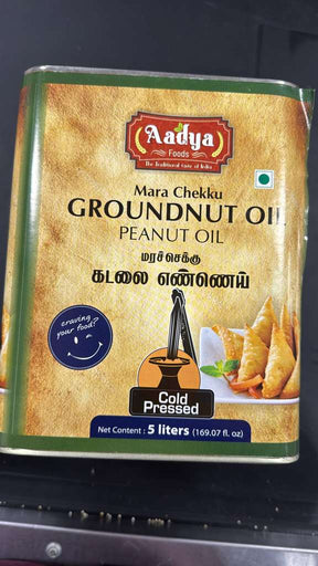 AADYA PEANUT OIL COLD PRESS 5L