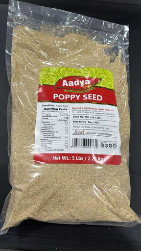 AADYA POPPY SEEDS 5LB