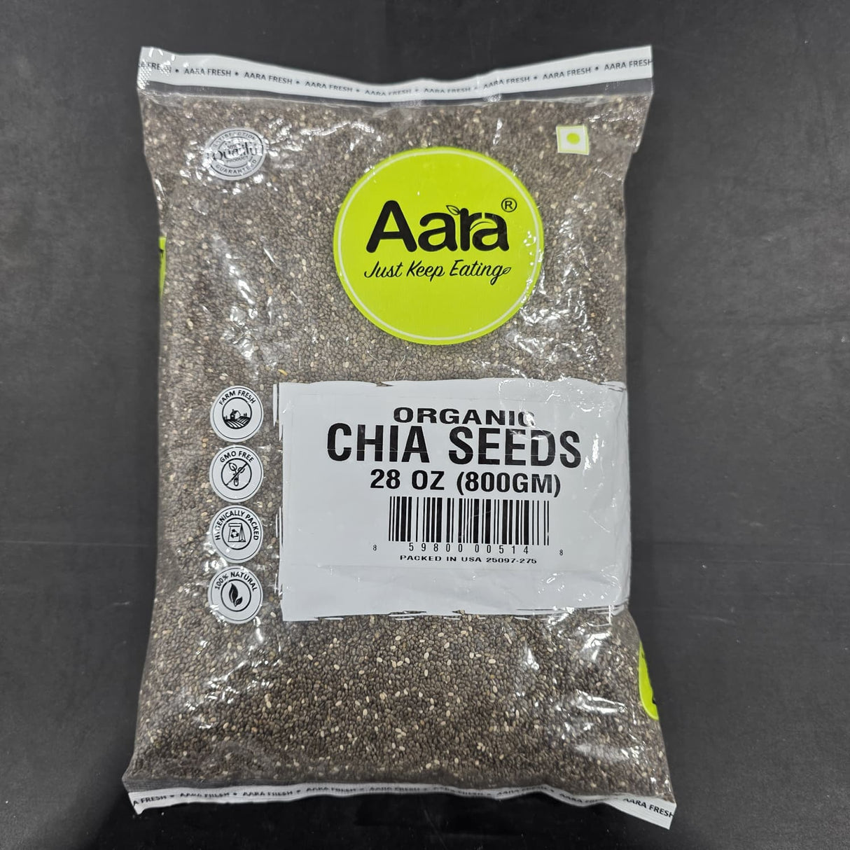 AARA ORG CHIA SEEDS 28oz