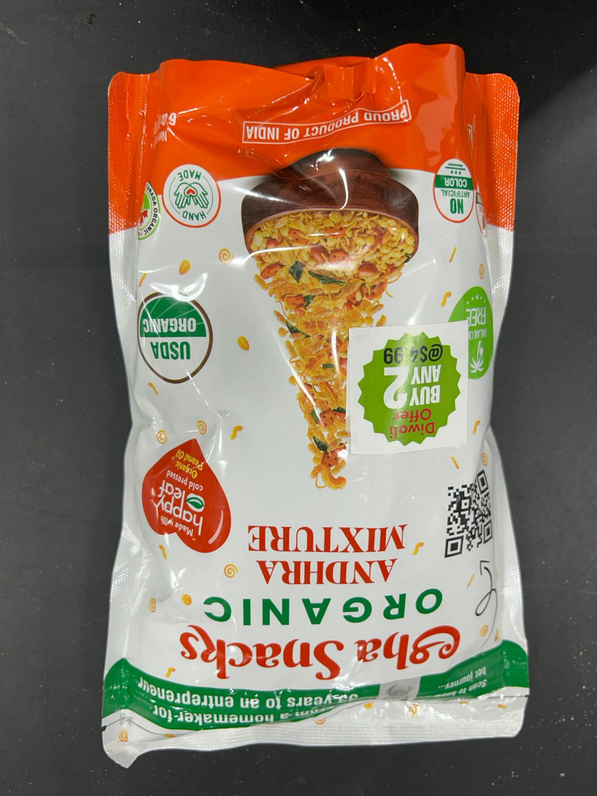 AHA ORG BOONDI CHIKKI 150G