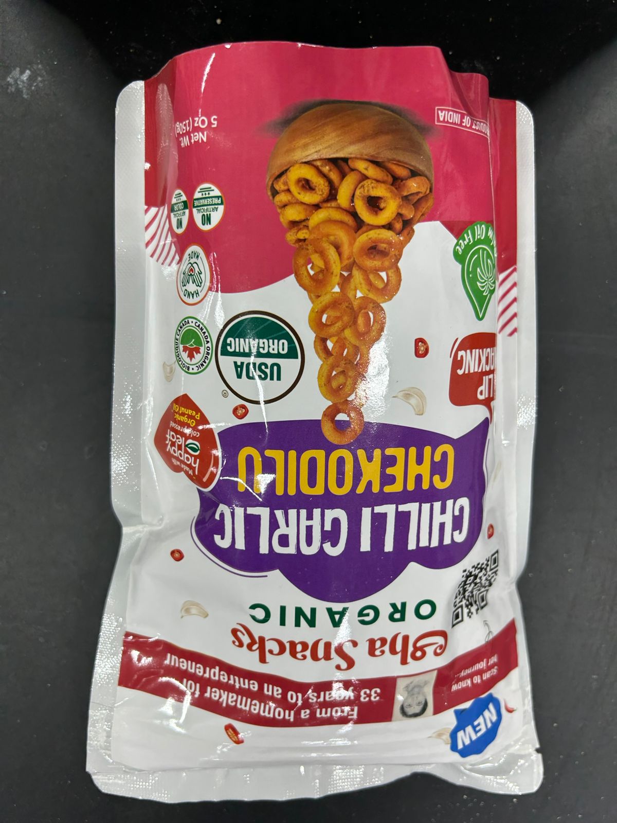 AHA ORG CHILLY GARLIC 150G