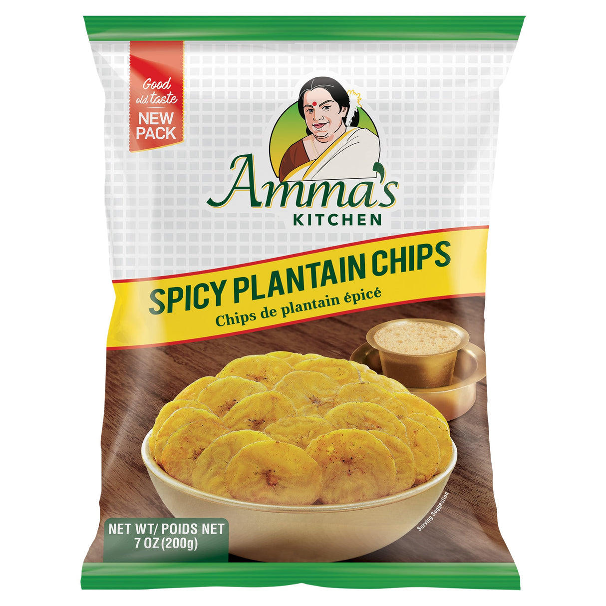 Ammas Kitchen Spicy Plantain Chips 200Gm