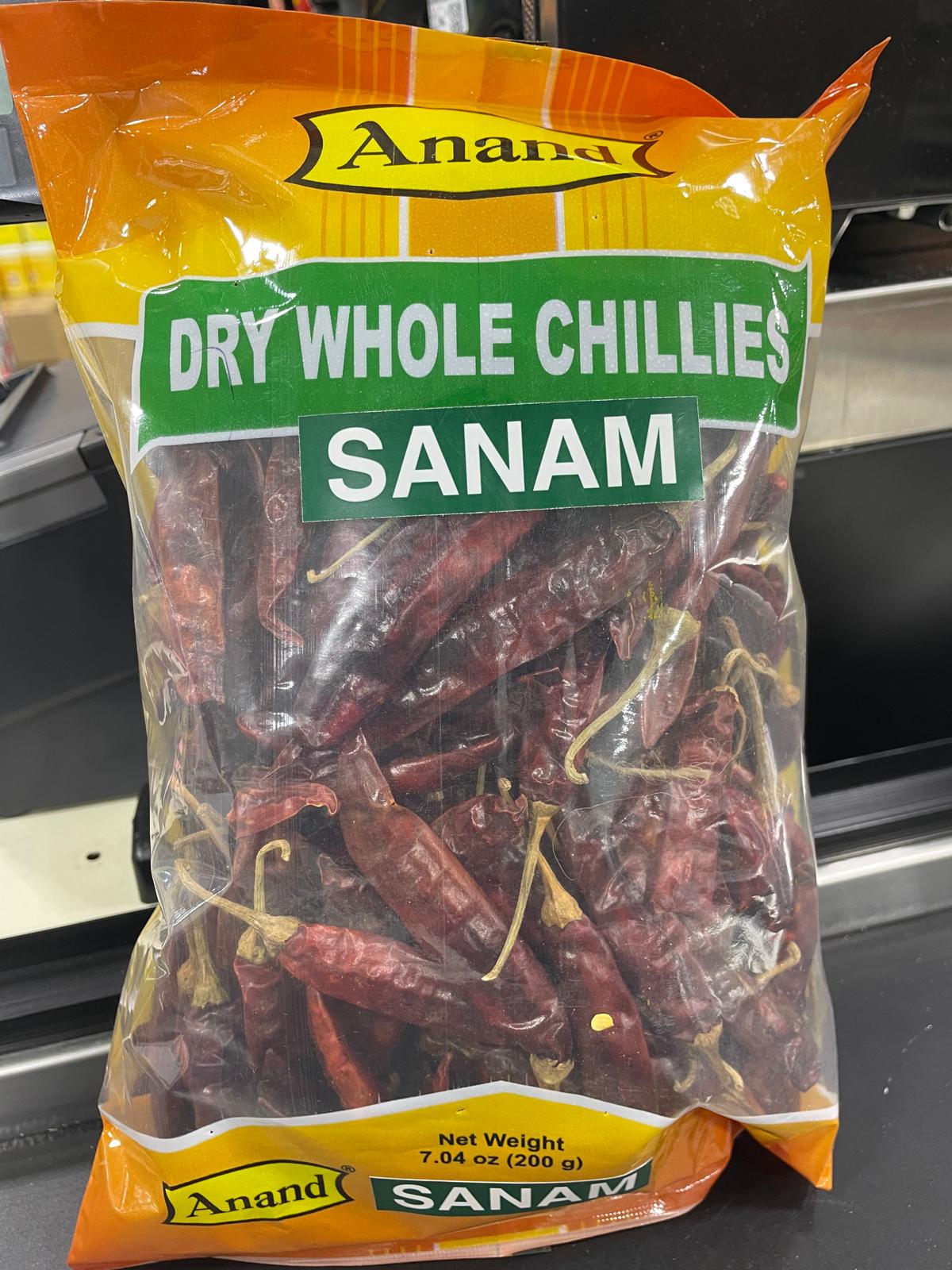 ANAND DRY WHOLE CHILLI SNM 200GM