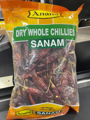 ANAND DRY WHOLE CHILLI SNM 200GM