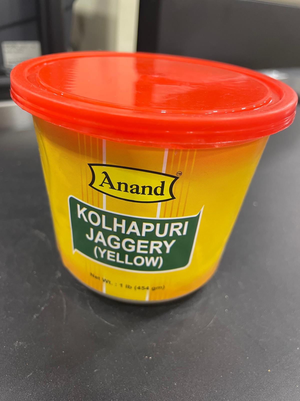 ANAND KOLHAPU JAGGERY YELLOW 1LB