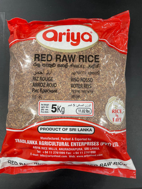 ARIYA RED RAW RICE 5KG