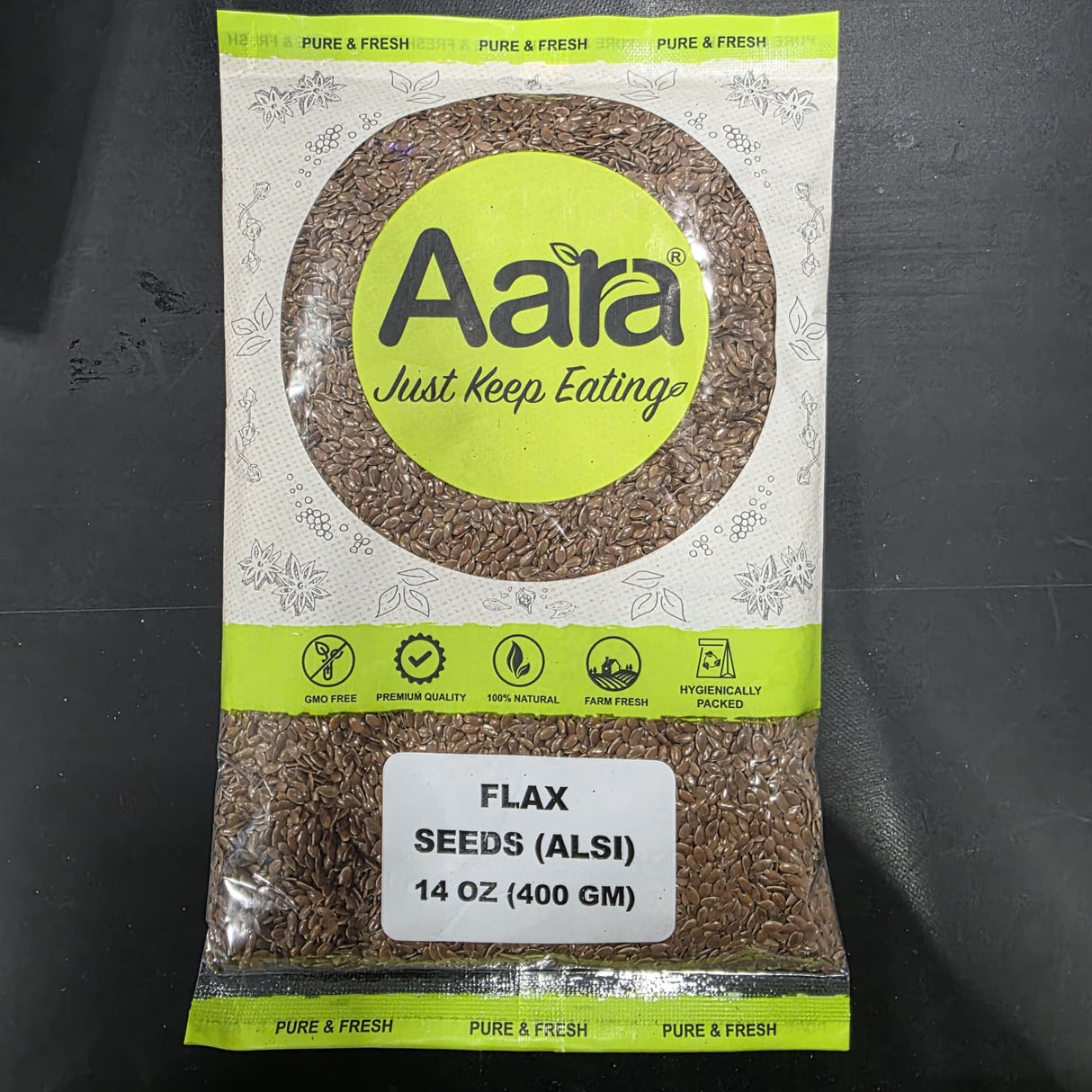 Aara Alsi Flaxseeds 14Oz