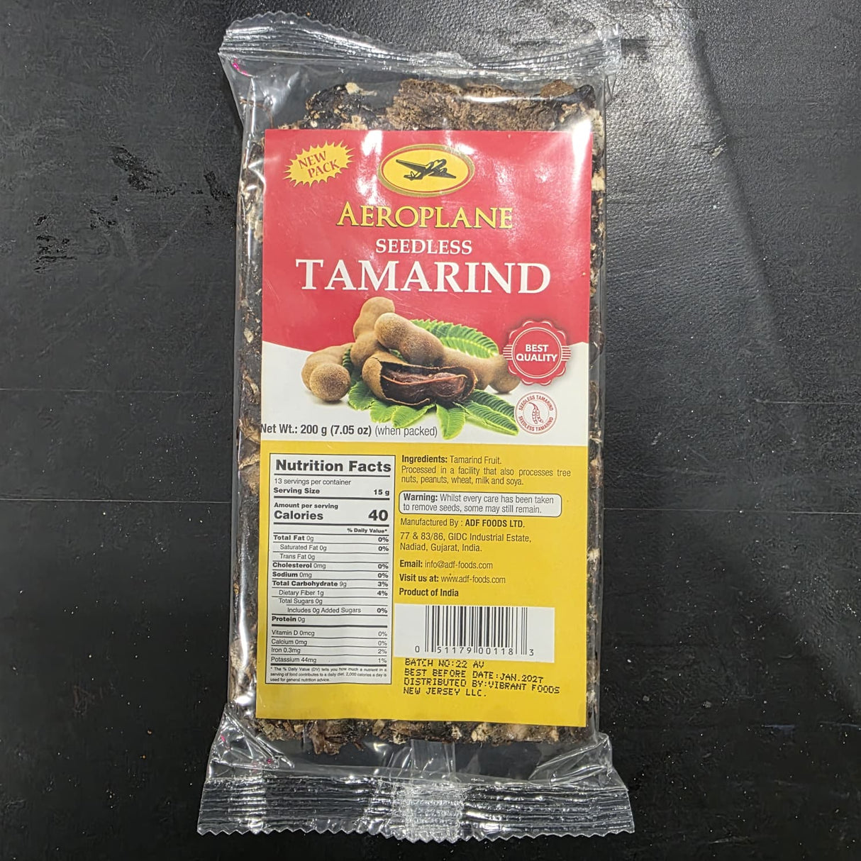 Aeroplane Tamarind Slab 200G