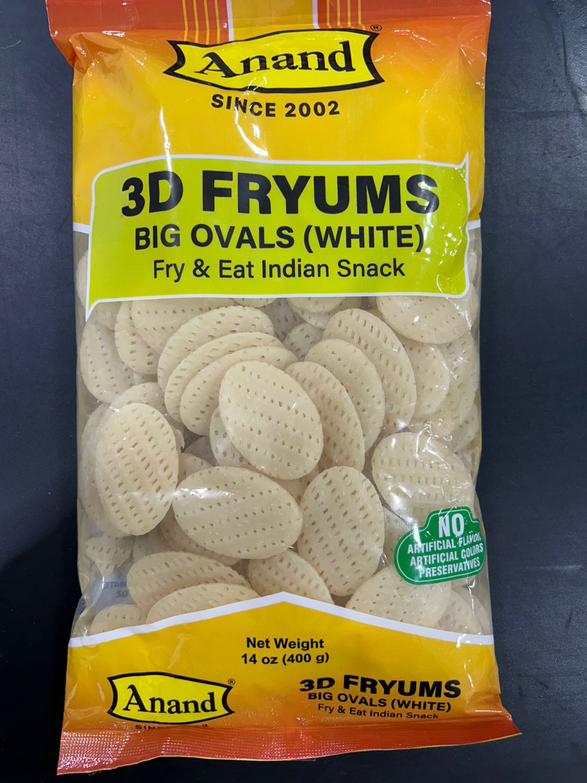 Anand 3D Fryums Ob White 400G
