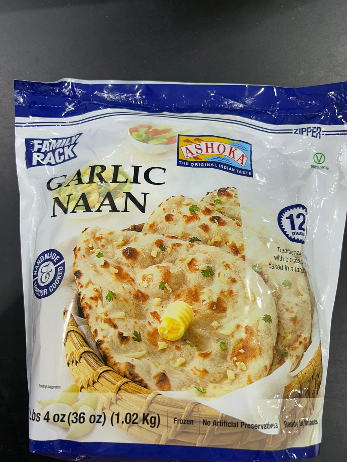 Ashoka GARLIC NAAN 1.02KG