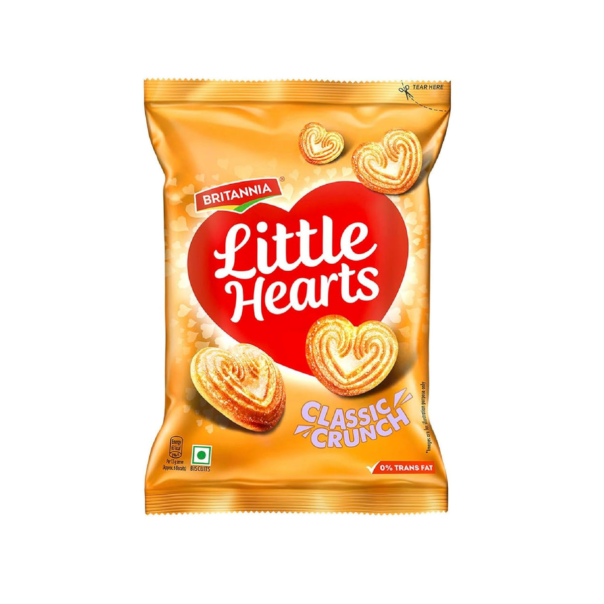 Britania Little Hearts 2.6Oz