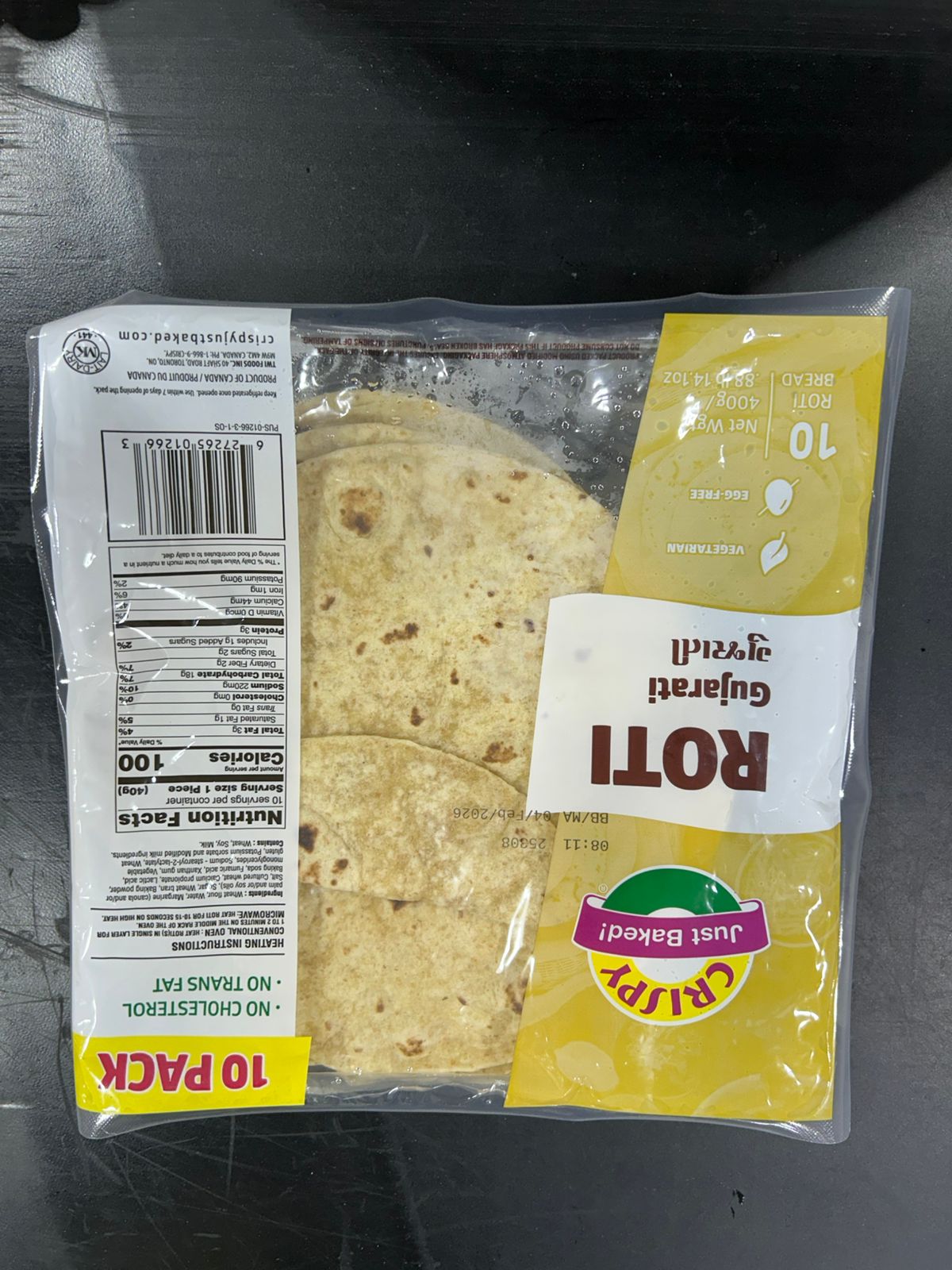Crispy Roti Gujarati 10Ct 400G