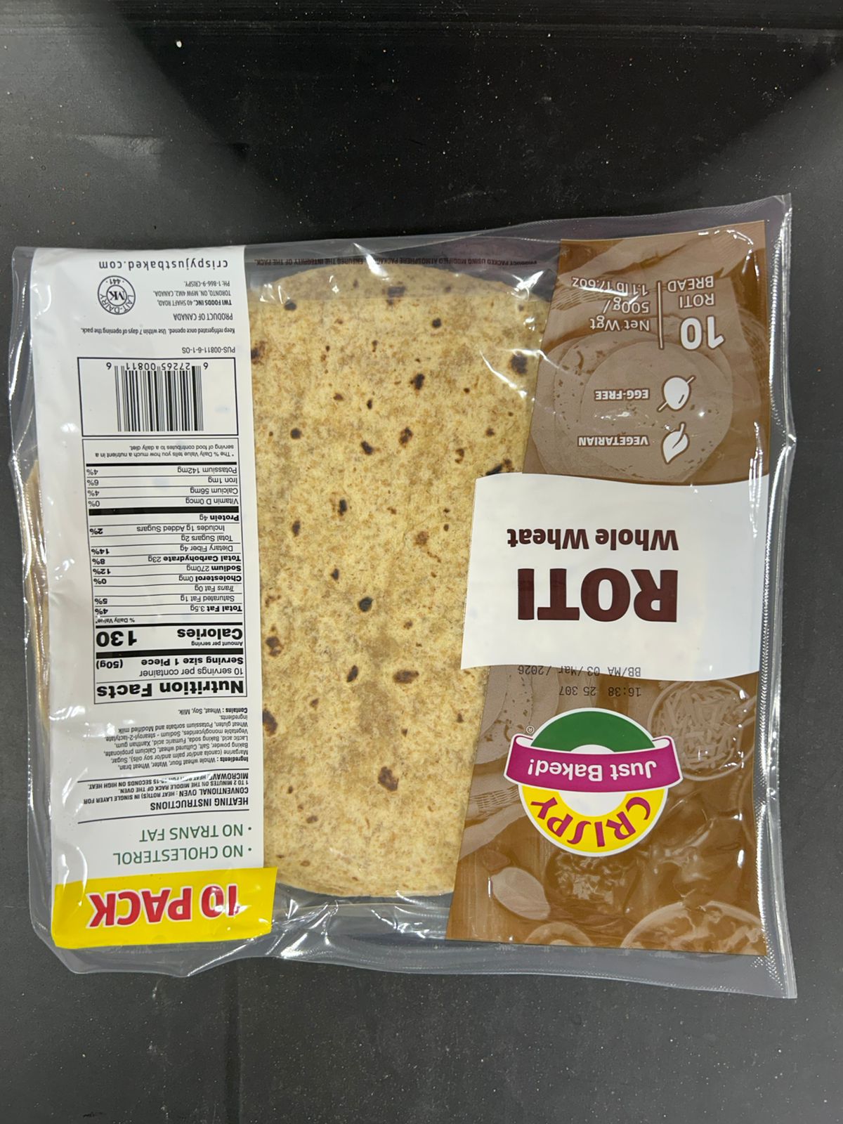 Supermarket Roti Crispy Wheat Roti 500G – Utsav Supermarket