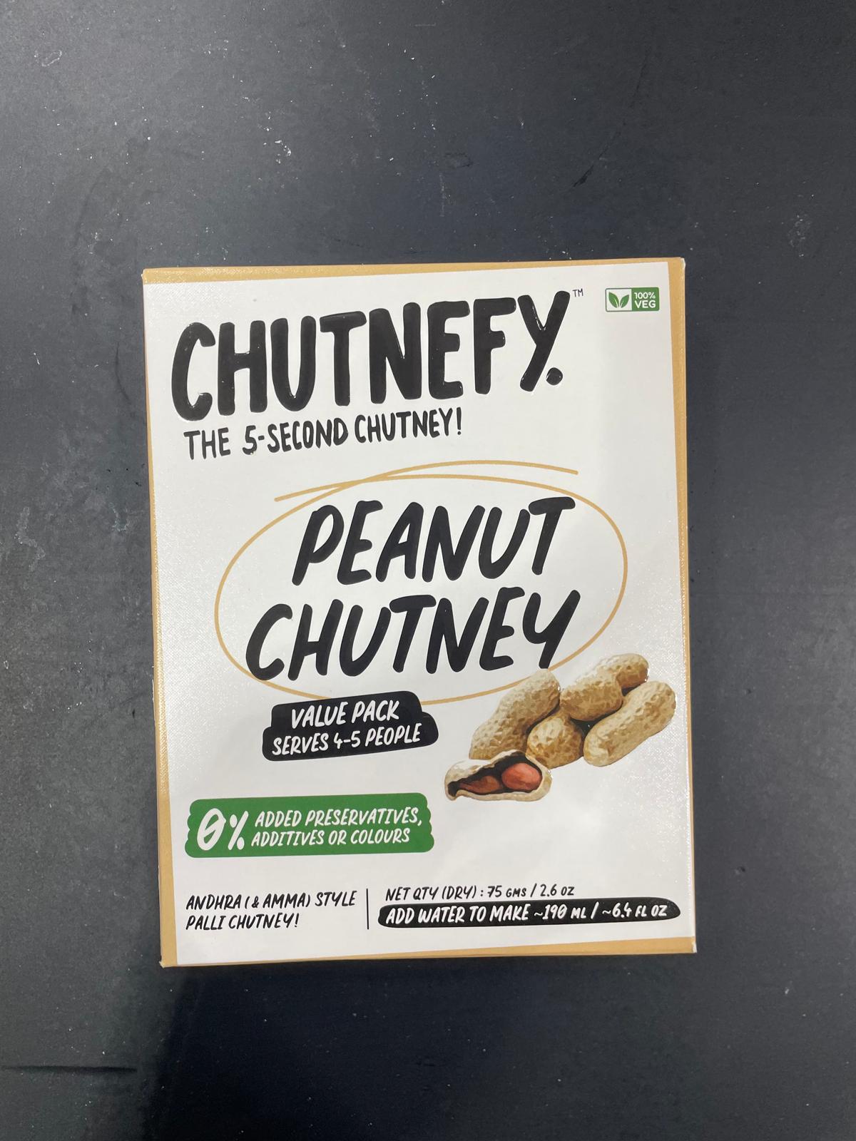 Chu Peanut Chutney 75G