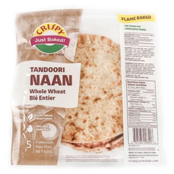 Crispy Wh Wheat Tandoori Naan 500G