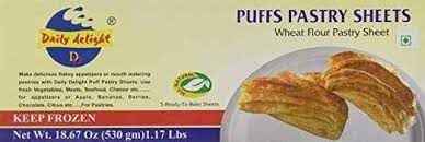 Daily Delight PUFF PASTRY SHEETS 530 G