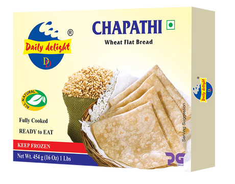 Daily Delight WHOLE WHEAT CHAPATHI 1 LBS