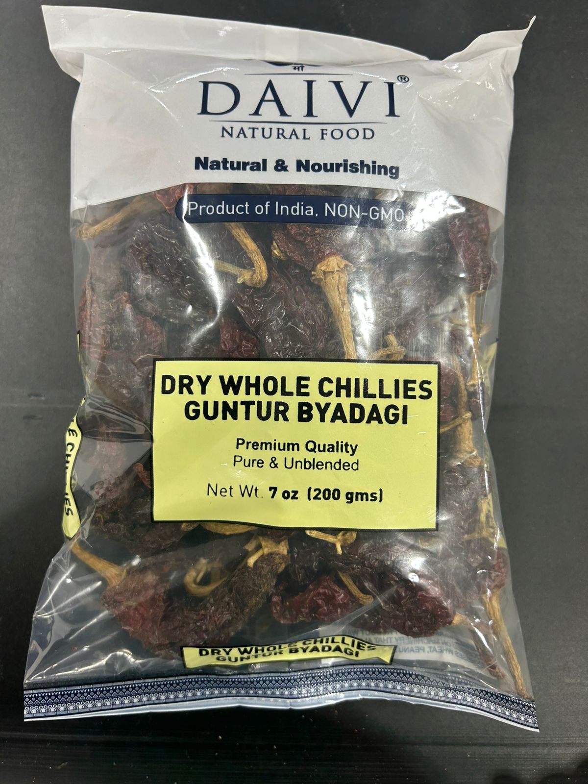 DAIVI DRY WH CHILLIES GB 7OZ
