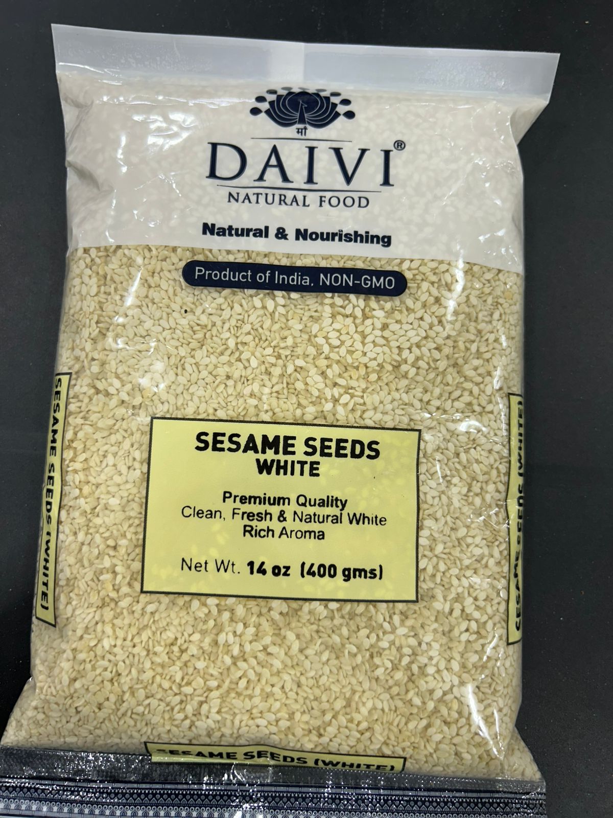 DAIVI SESAME SEEDS WHITE 14OZ