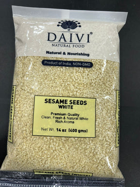 DAIVI SESAME SEEDS WHITE 14OZ
