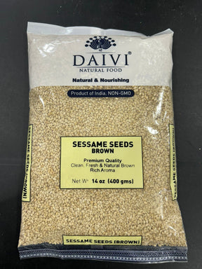 DAIVI SESSAME SEEDS BROWN 14OZ