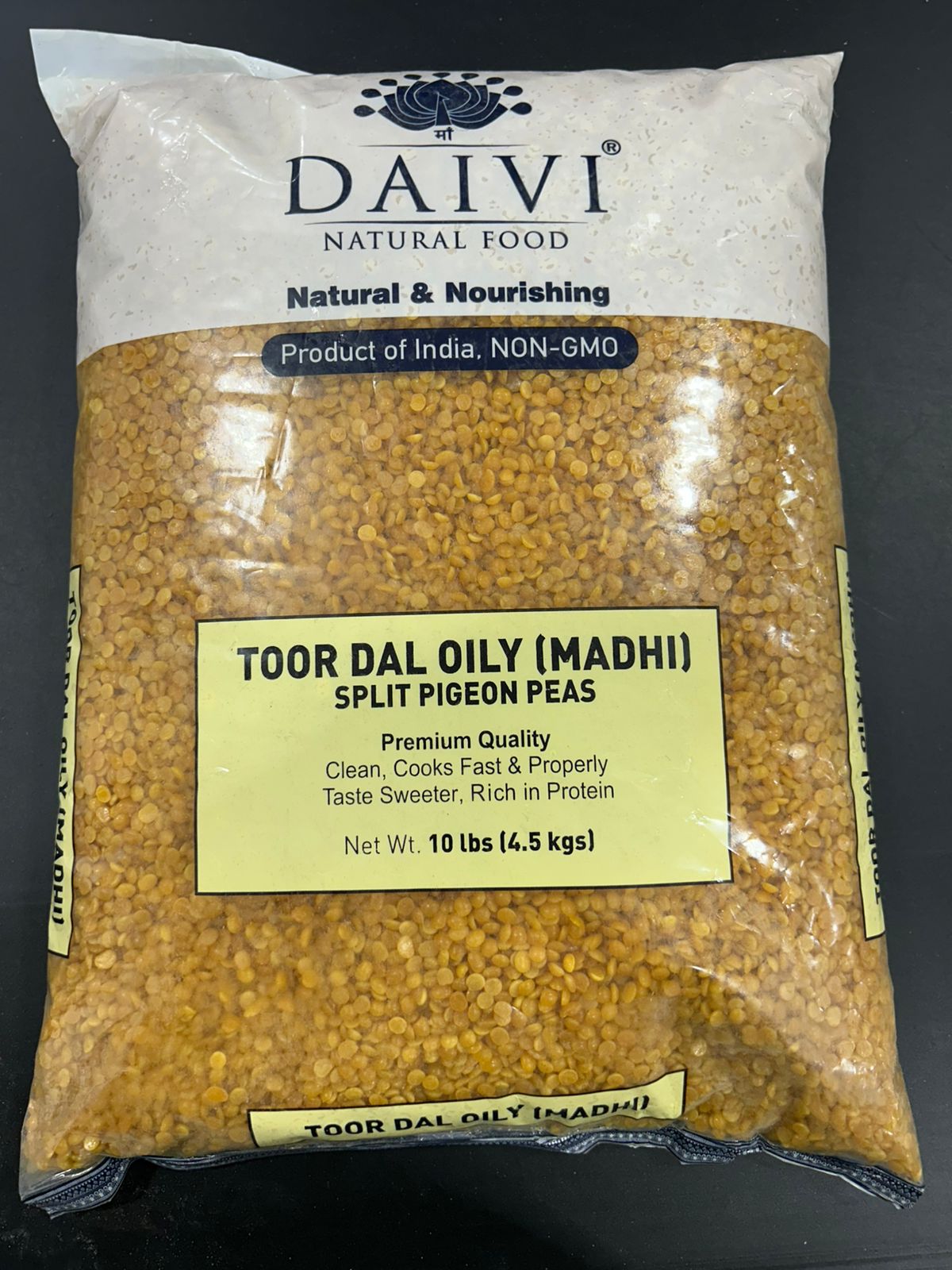 DAIVI TOOR DAL OILY MADHI 10LB