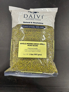 DAIVI WHOLE MOONG SMALL 2LBS