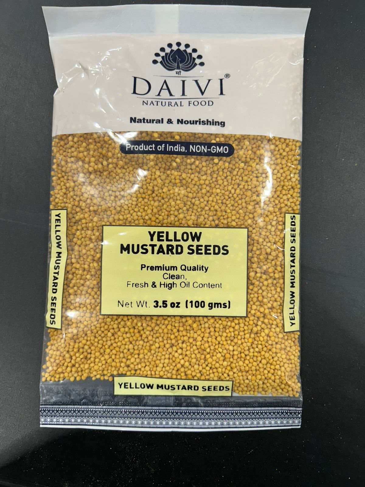 DAIVI YELLOW MUSTARD SEED 100G