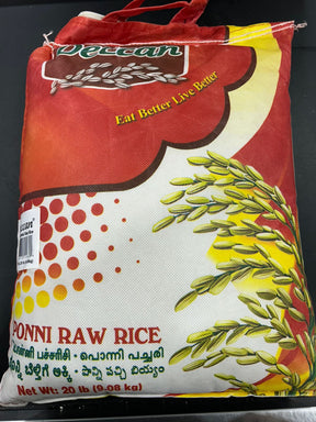 Deccan PONNI RAW RICE 20LB