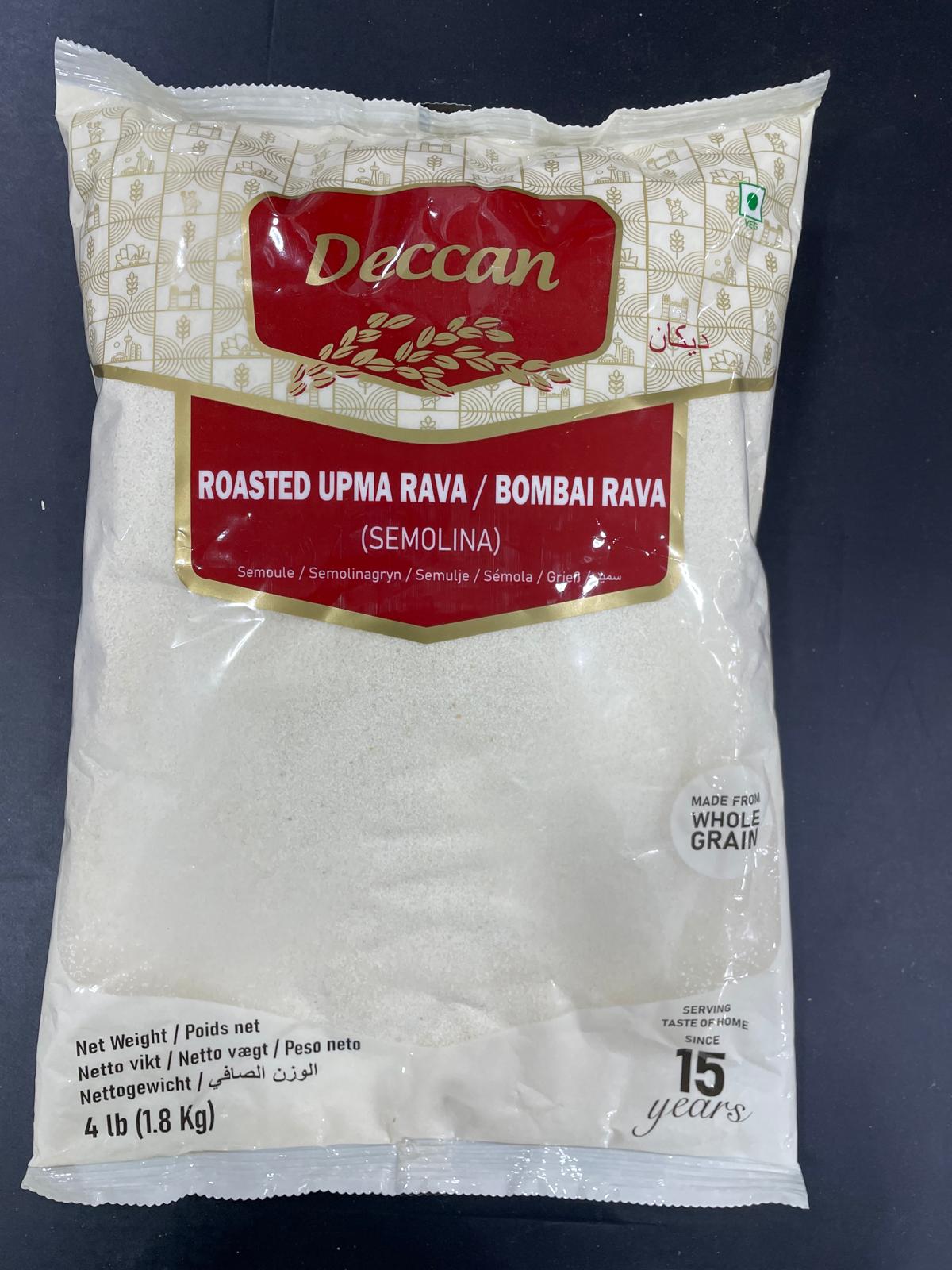 Deccan ROASTED UPMA RAVA 4LB