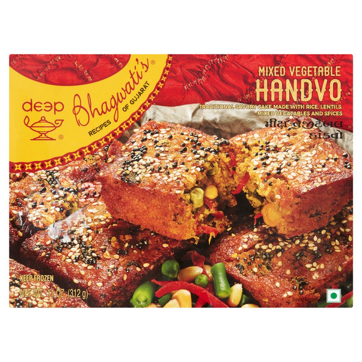 Deep Bhagwati Mixed Veg Handvo 11Oz
