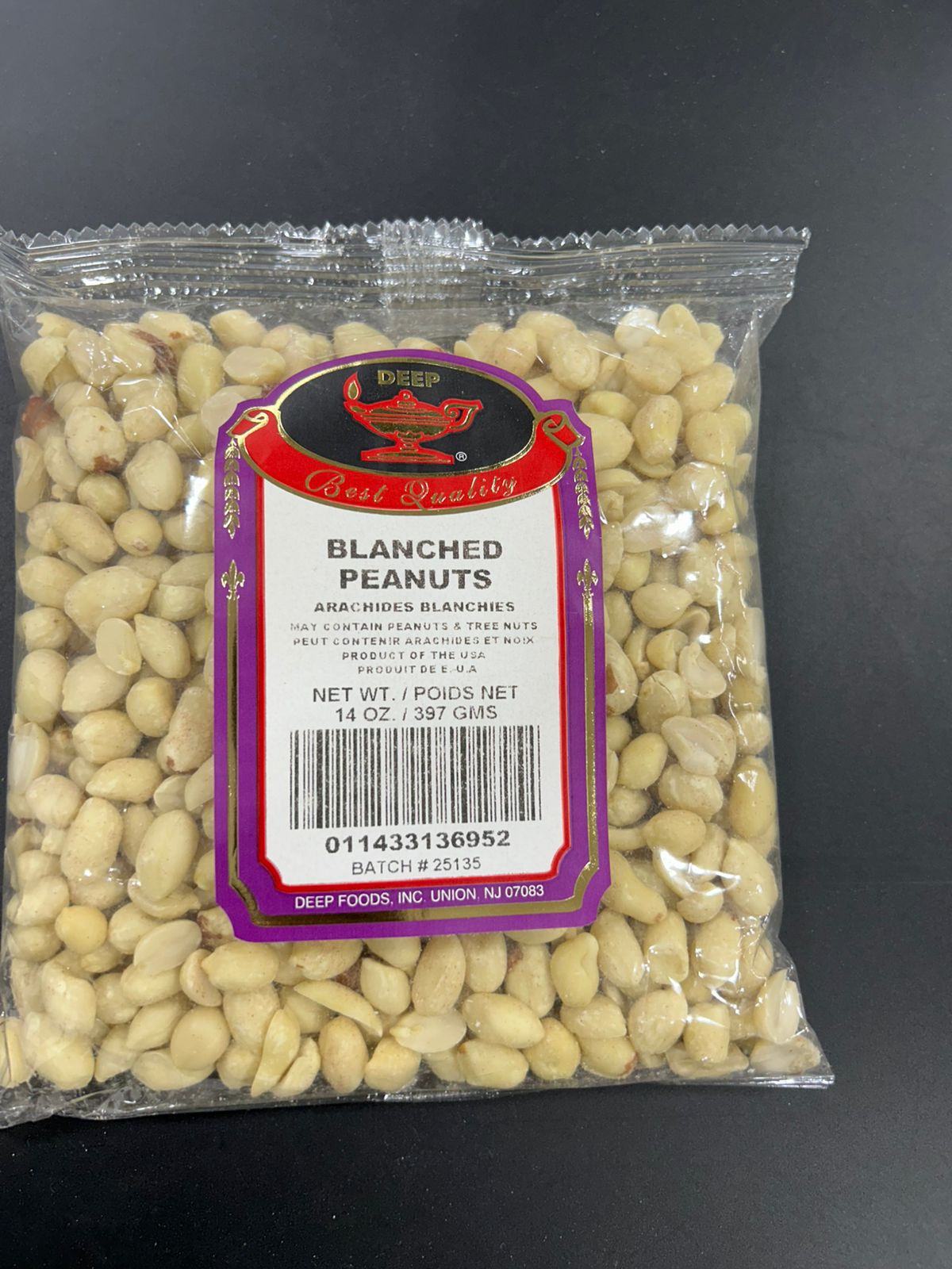 Deep Blanched Peanuts 397G