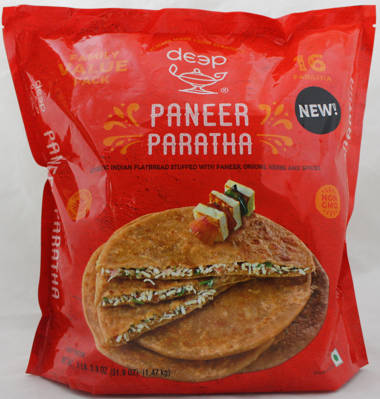 Deep Bre Family Pack Panee Paratha 16Pc