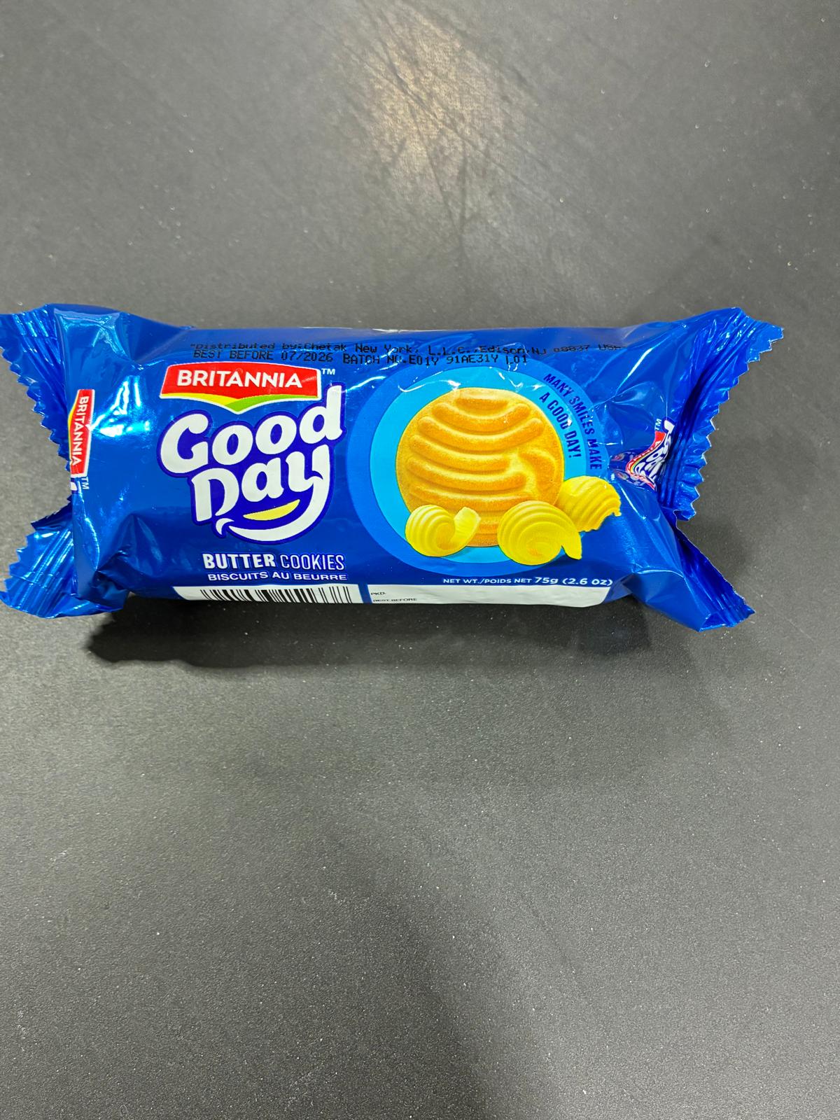 Deep Britannia Goodday Butter Cookies 2.6Oz