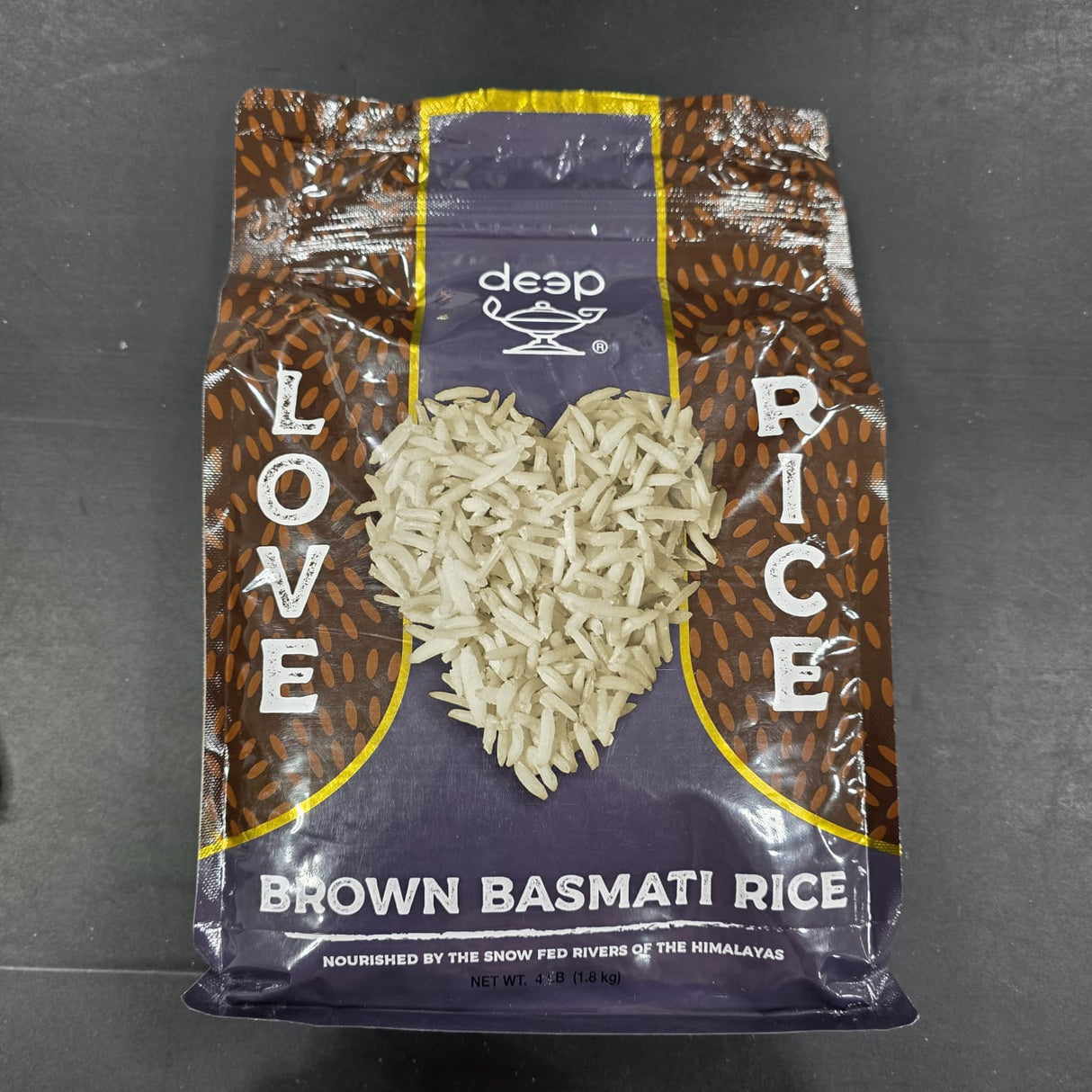 Deep Brwn Basmati Rice 4 Lb